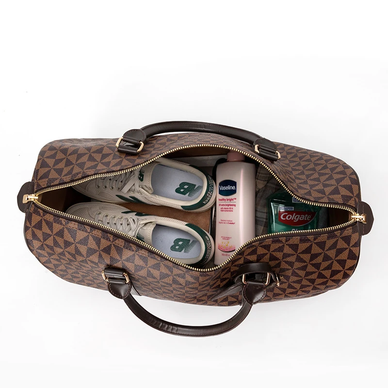 Waterproof Travel Bag Men/Women Fitness Handbag Leather Shoulder Bag Business Large Travel Tote Luggage Bag Male/Female 2022 New