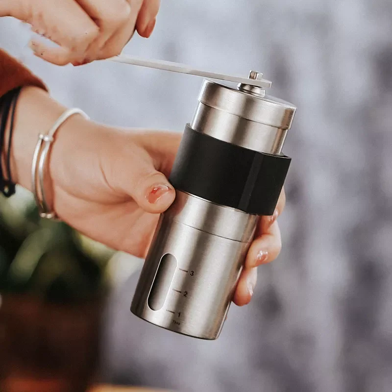 

Manual Coffee Grinder Stainless Steel Hand Handmade Coffee Bean Burr Grinders Mill Kitchen Tool Home Grinders Coffee Accessories