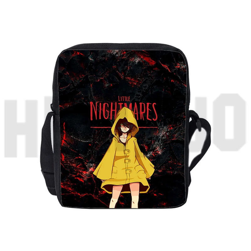 

Hip Hop Game Zipper Little Nightmares 2 Handbags Children 3D Anime Crossbody Bags for Teenage Shoulder Bag Cartoon Pack Purse