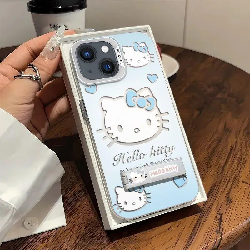 Держатель Hello Kitty для OPPO A18 A15 A3S A17 A36 A96 A78 A98 A55 A74 A94 A31 A53 2020 A3X REON 12F 11F 12 Pro 7 6 5 7Z 8T