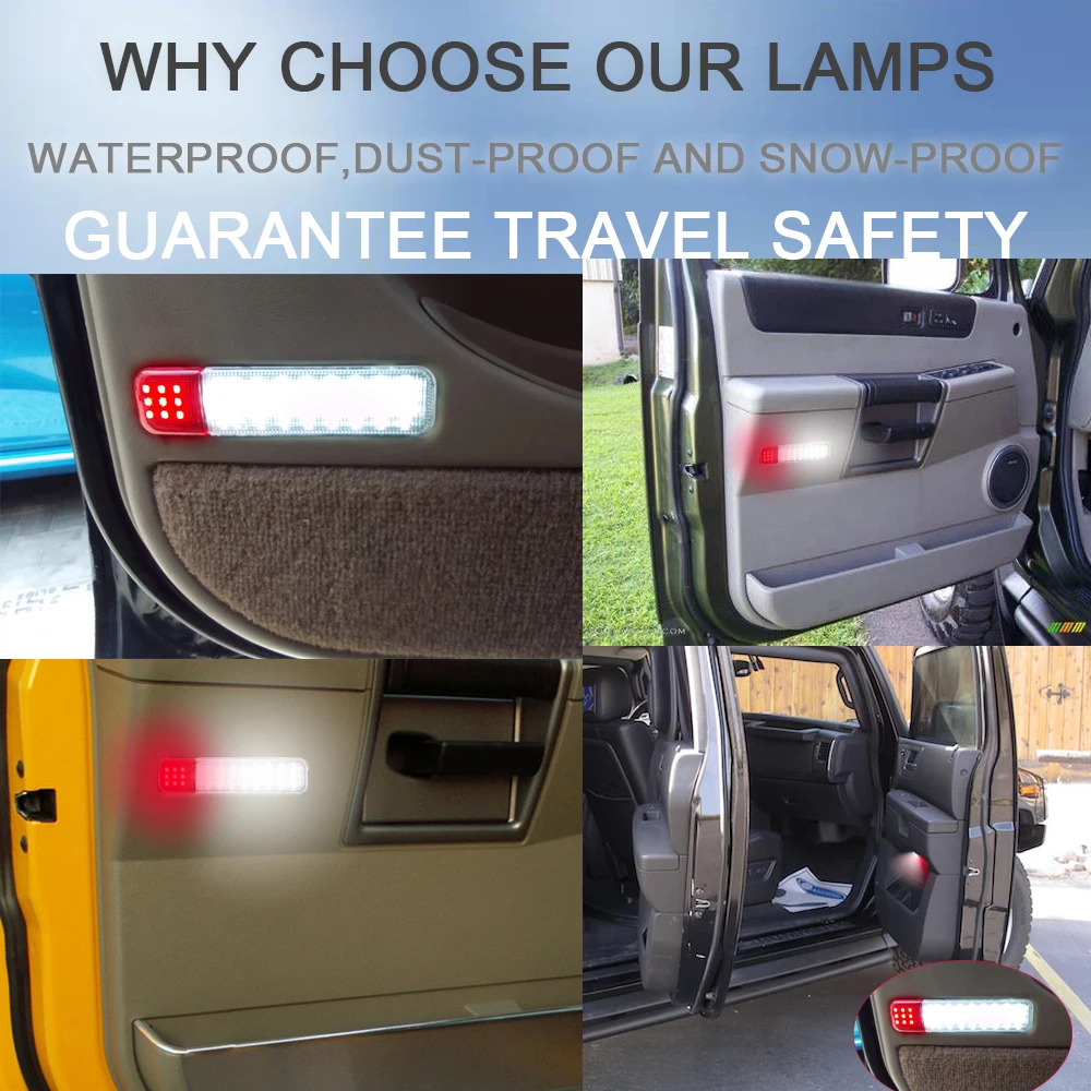 Автомобильная Дверная панель светодиодный SY Lights для Hummer H2 03-09 GMC Yukon XL Chevrolet Suburban 1500