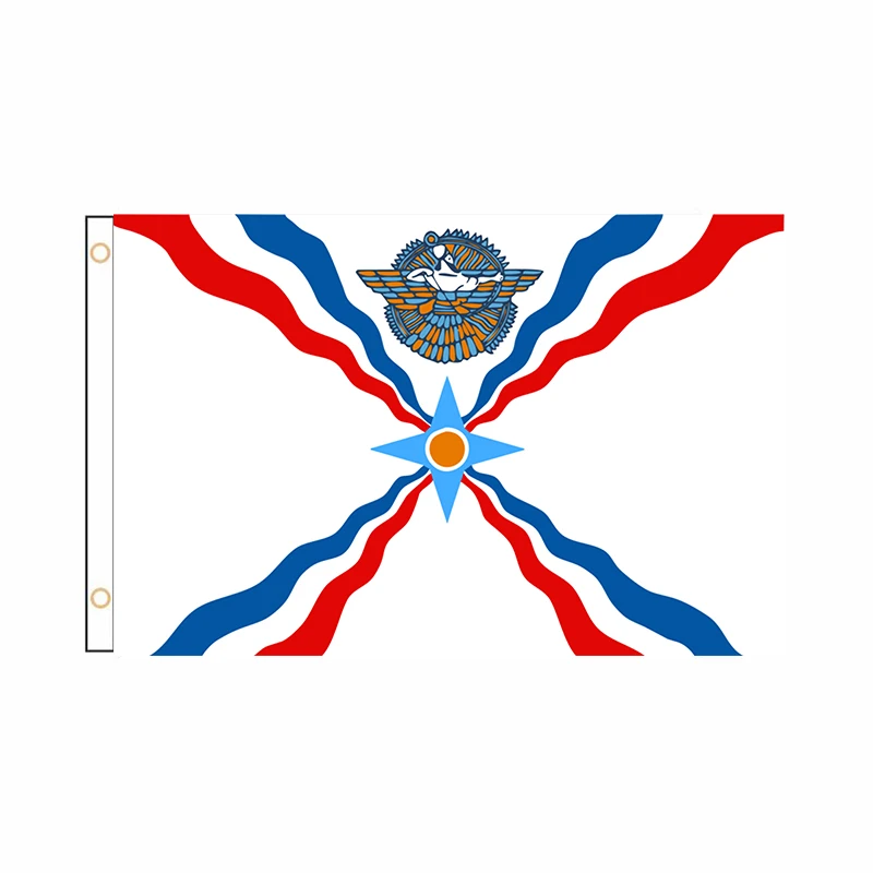 

Флаг из полиэстера, баннер из ассирийского флага 2 фута * 3 фута 3 фута * 5 футов D216