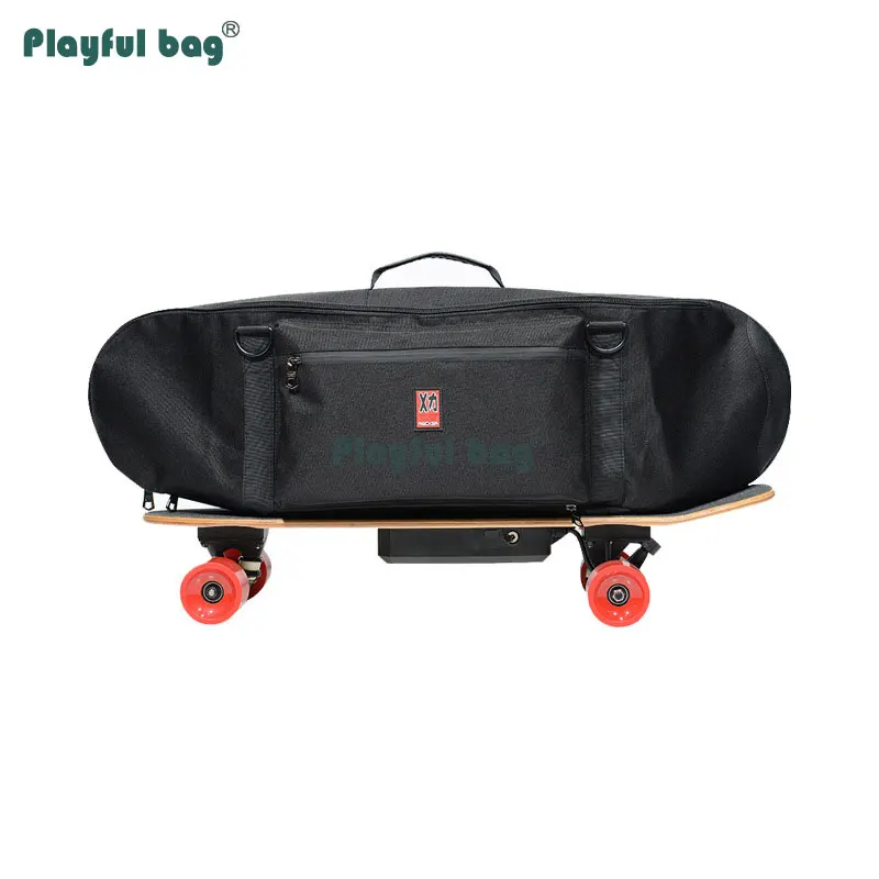 Electric Skateboard Professional Backpack With Waterproof Cover Portable Fishboard Bag Outdoor Skateboard Carrier AMB175