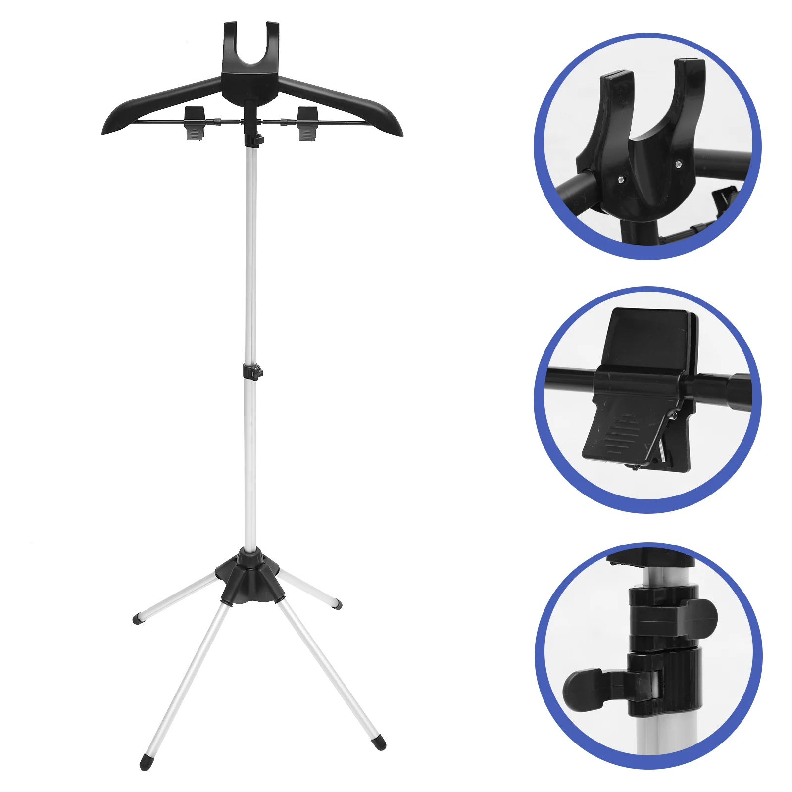 

1 Set of Steam Ironing Hanger Accessories Bracket Garment Foldable Adjustable Hanger for Steaming Clothes