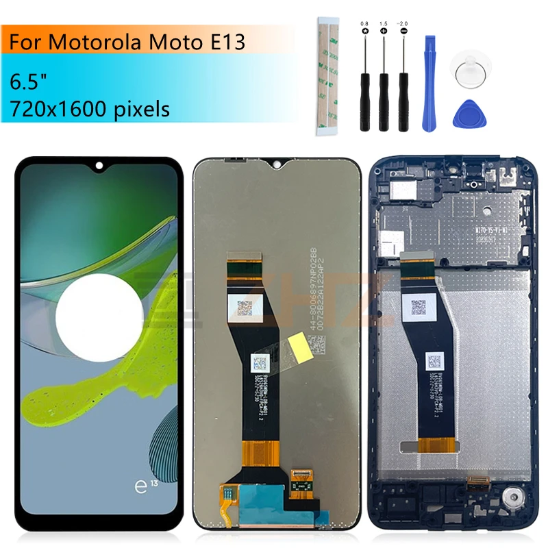 

For Motorola Moto E13 LCD Display Touch Screen Digitizer Assembly With Frame Replacement Repair Parts