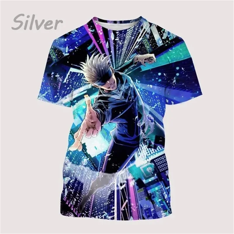 

Jujutsu Kaisen Graphic Anime Tshirt For Men Cool 3d Print Harajuku Tee Top Men's Casual Oversized T Shirt Streetwear Men Clothes