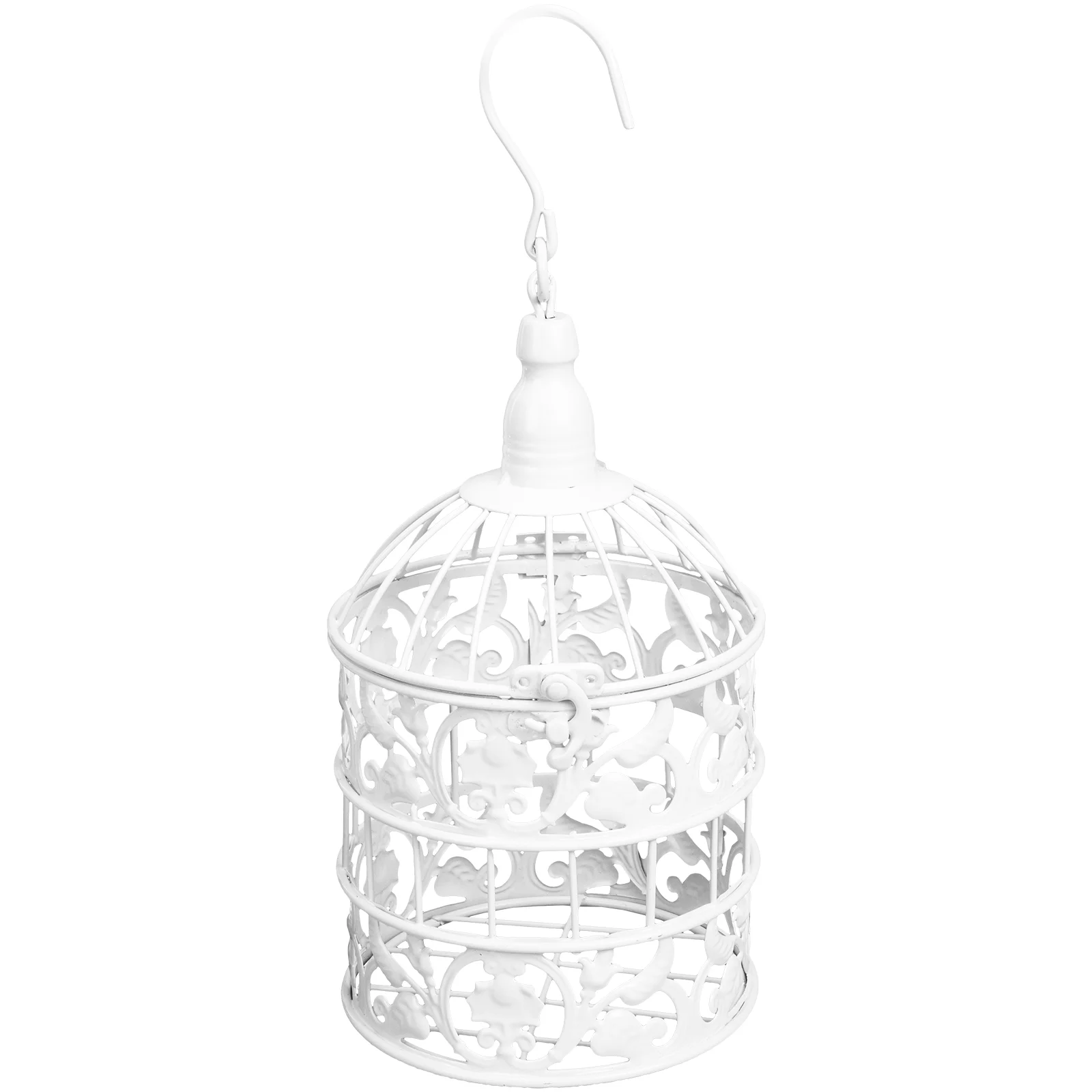 Декоративные домики в виде птичьей клетки из кованого железа для улицы подвесные