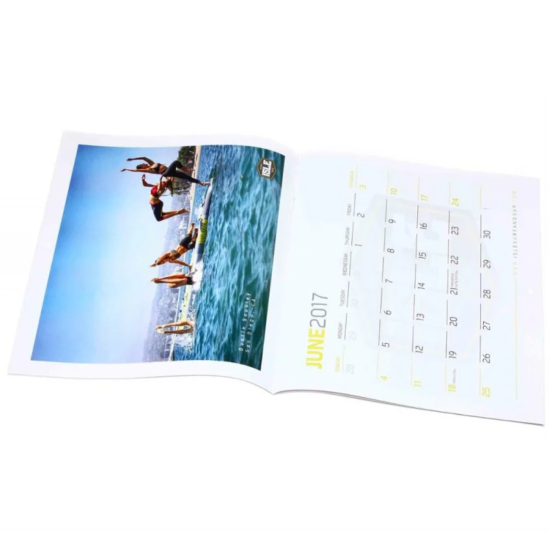 

Best selling 2024 wall calendar custom color print calendar services