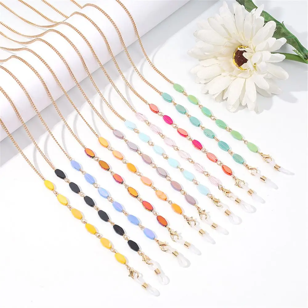 

Eyewear Accessories Necklace Non-slip Metal Eyewear Braid Reading Glasses Holder Strap Sunglasses Lanyard Glasses Chain