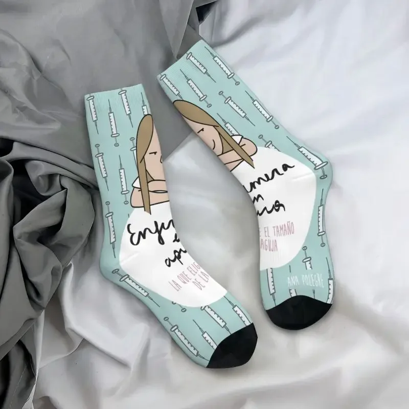 Медсестринские Медицинские носки большого размера в стиле хип-хоп