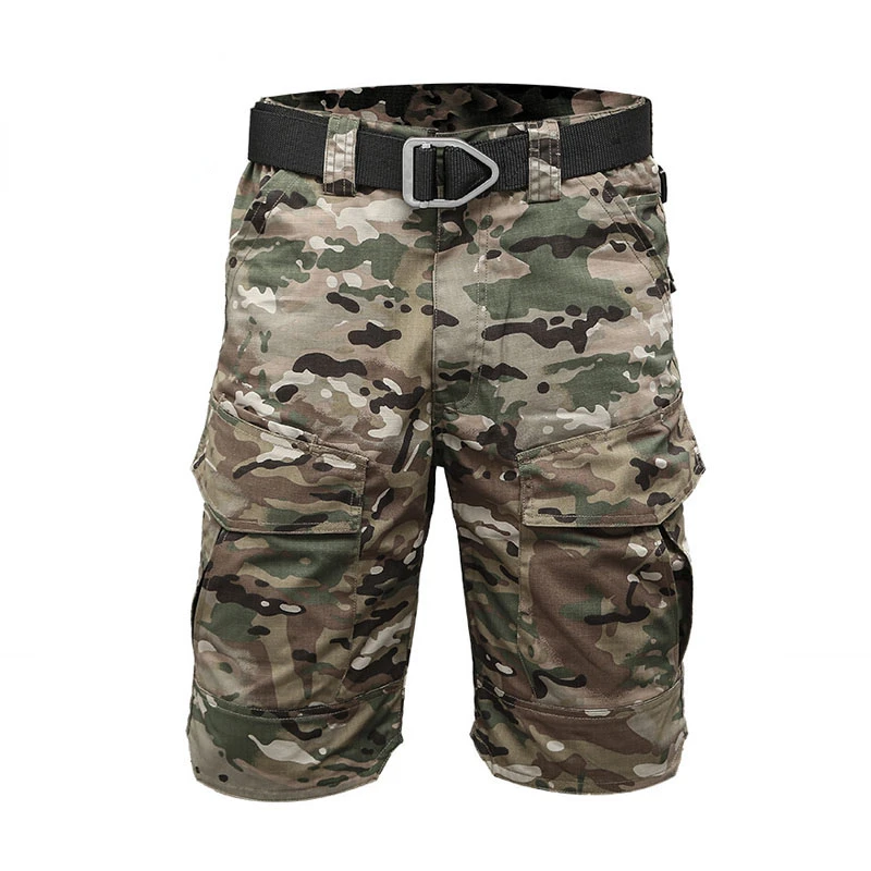 

2022New KNIGHT Brand Tactical Men Military Camouflage Short Multi Pocket Summer Breathable Quick-dry Male Casual Short Pants