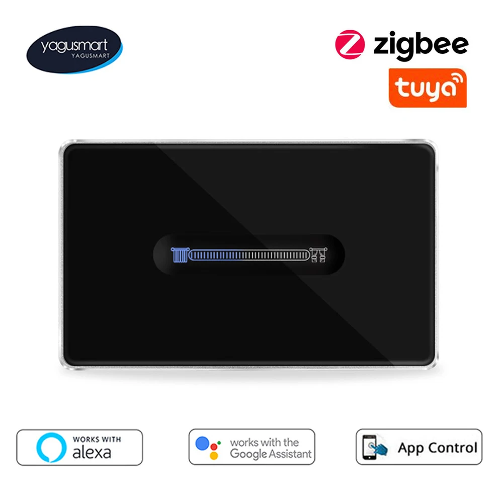 Умный переключатель Yagusmart Tuya Zigbee для штор с контролем в процентах роликовым