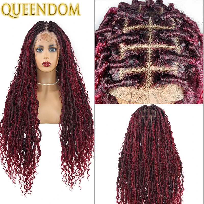 Плетеный полноразмерный парик с коробкой