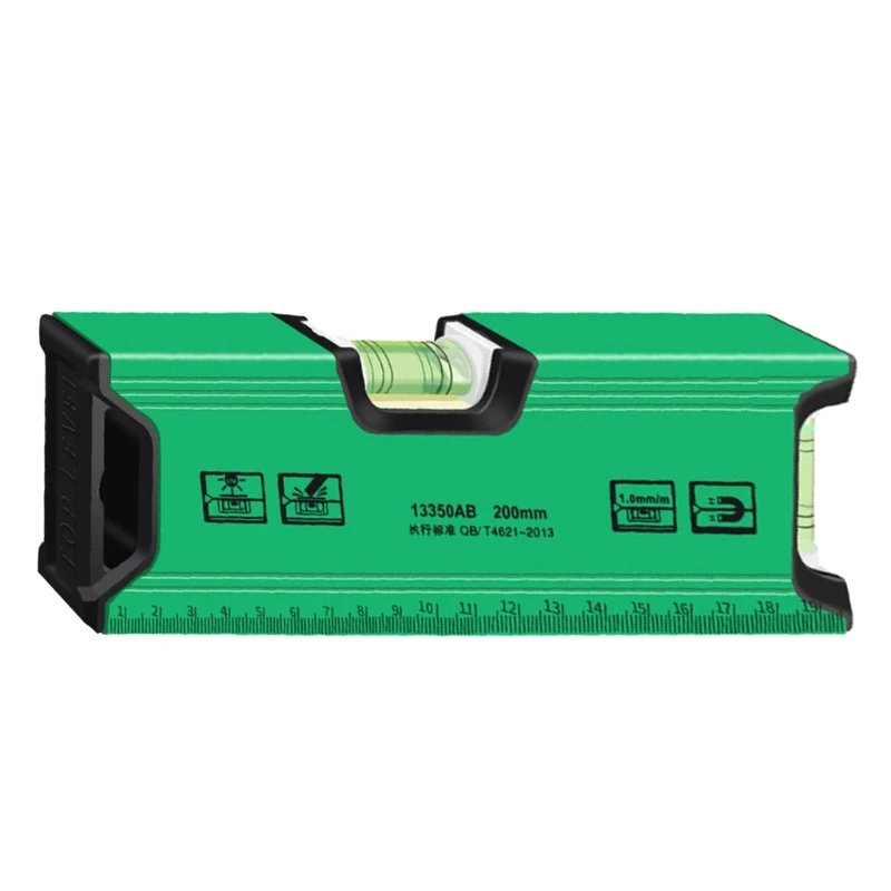 Карманный уровень Spirits Bubble Leveler с магнитным основанием Горизонтальная линейка