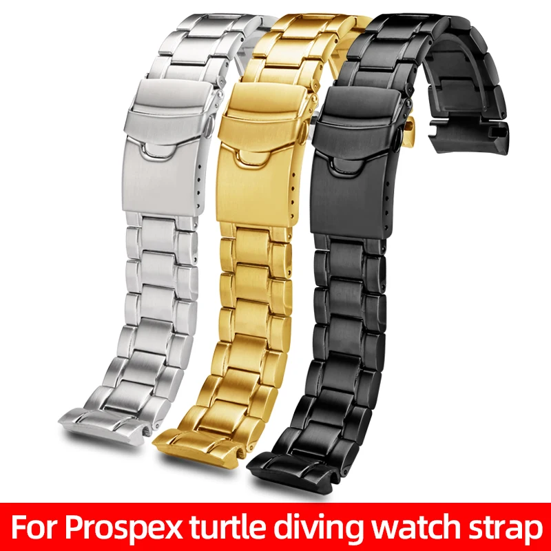 Фото 22mm solid stainless steel bracelet for Seiko Prospex turtle diving watch SRPA21 SRP777 SRPC25 SRP773 special metal watch strap №4