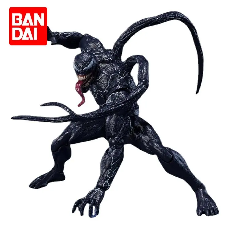 

BANDAI SHF Marvel VENOM Action Figure Anime Model Collectible Table Ornaments Children's Toys Gift