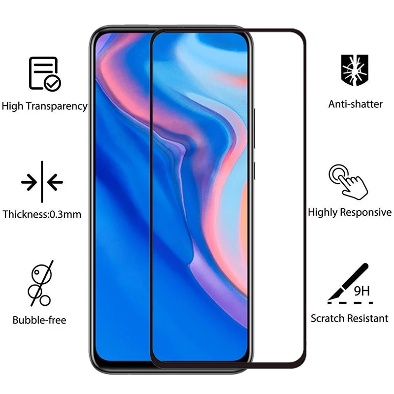 Фото Защитное закаленное стекло 9d для huawei y5 y6 y7 pro y9 prime 2019, защитная пленка для экрана huawey huawe huawi y 5 6 7 9 5y 6y 7y 9y №2