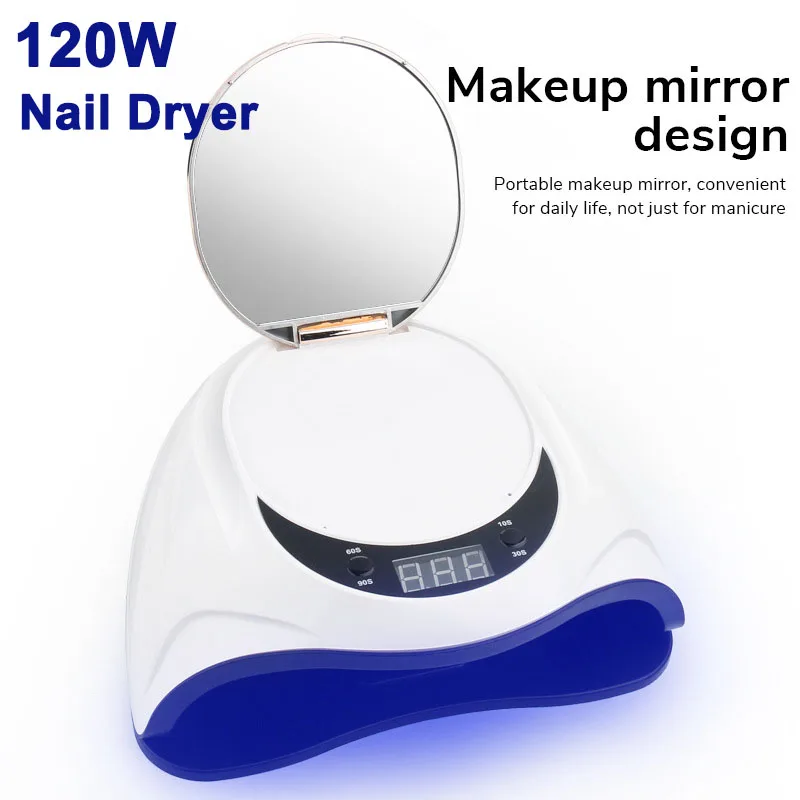 УФ-лампа для сушки гель-лака 120 Вт