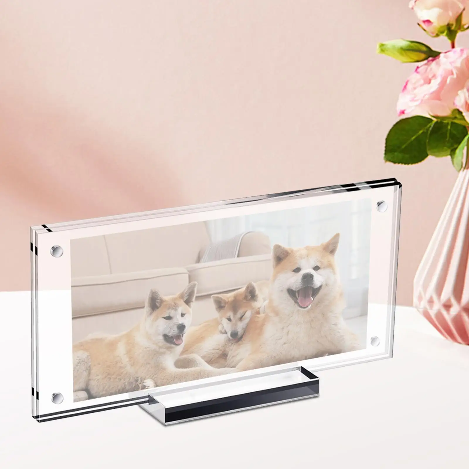 Держатель фоторамки для долларовых купюр с основанием Прочный износостойкий