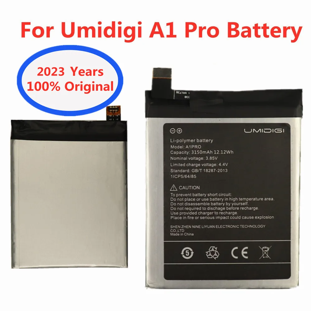 

2023 год UMI Оригинальный аккумулятор для UMIDIGI A1 Pro A1Pro 3150 мАч Высококачественный сменный аккумулятор в наличии + отслеживание