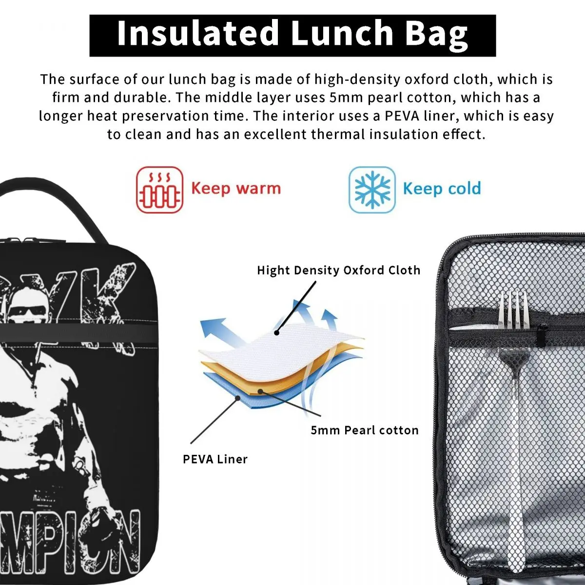 Коробка для ланча Boxer Oleksandr Usyk боксерские аксессуары коробка еды в стиле Ins