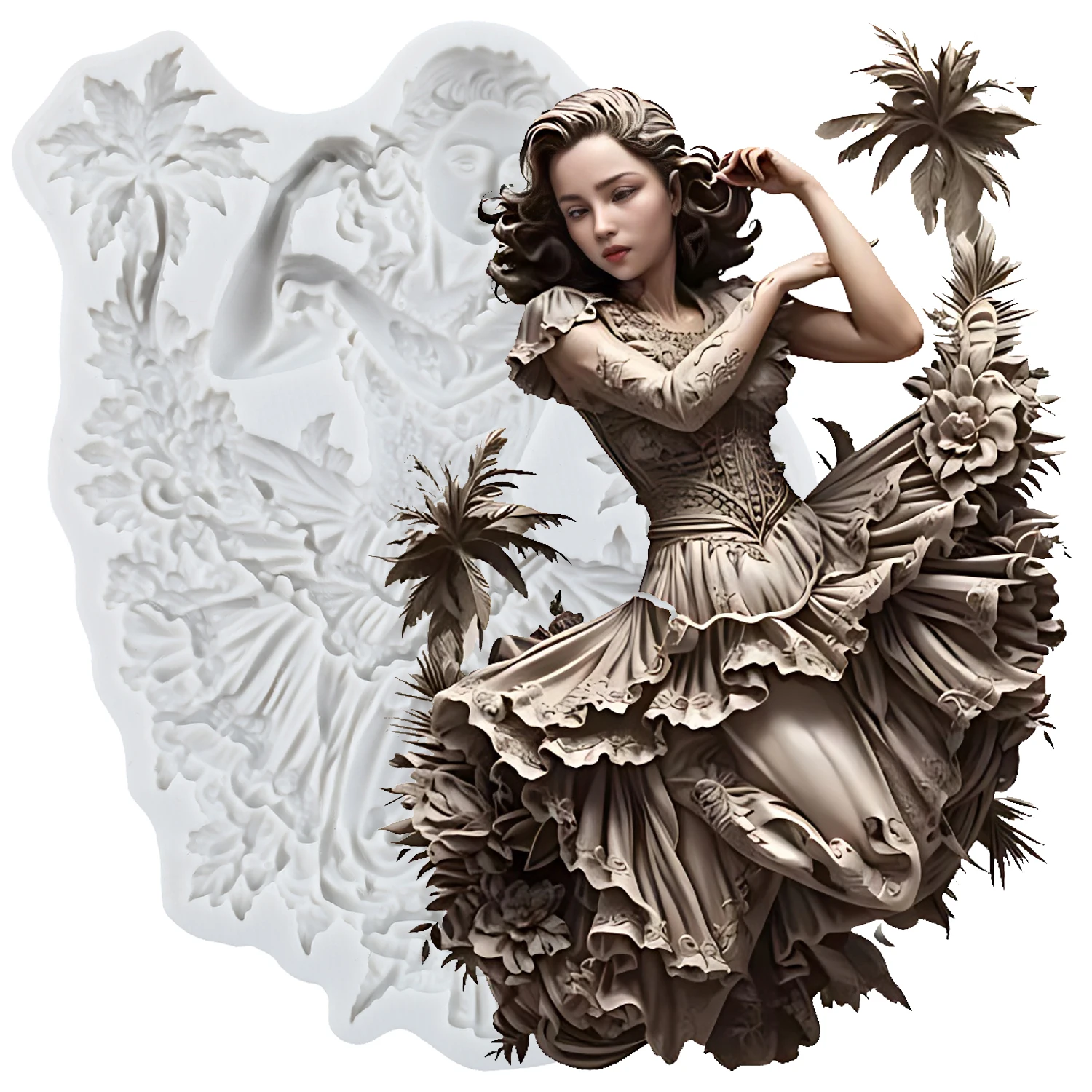 

Формы для торта Mujiang "California Girls", силиконовые