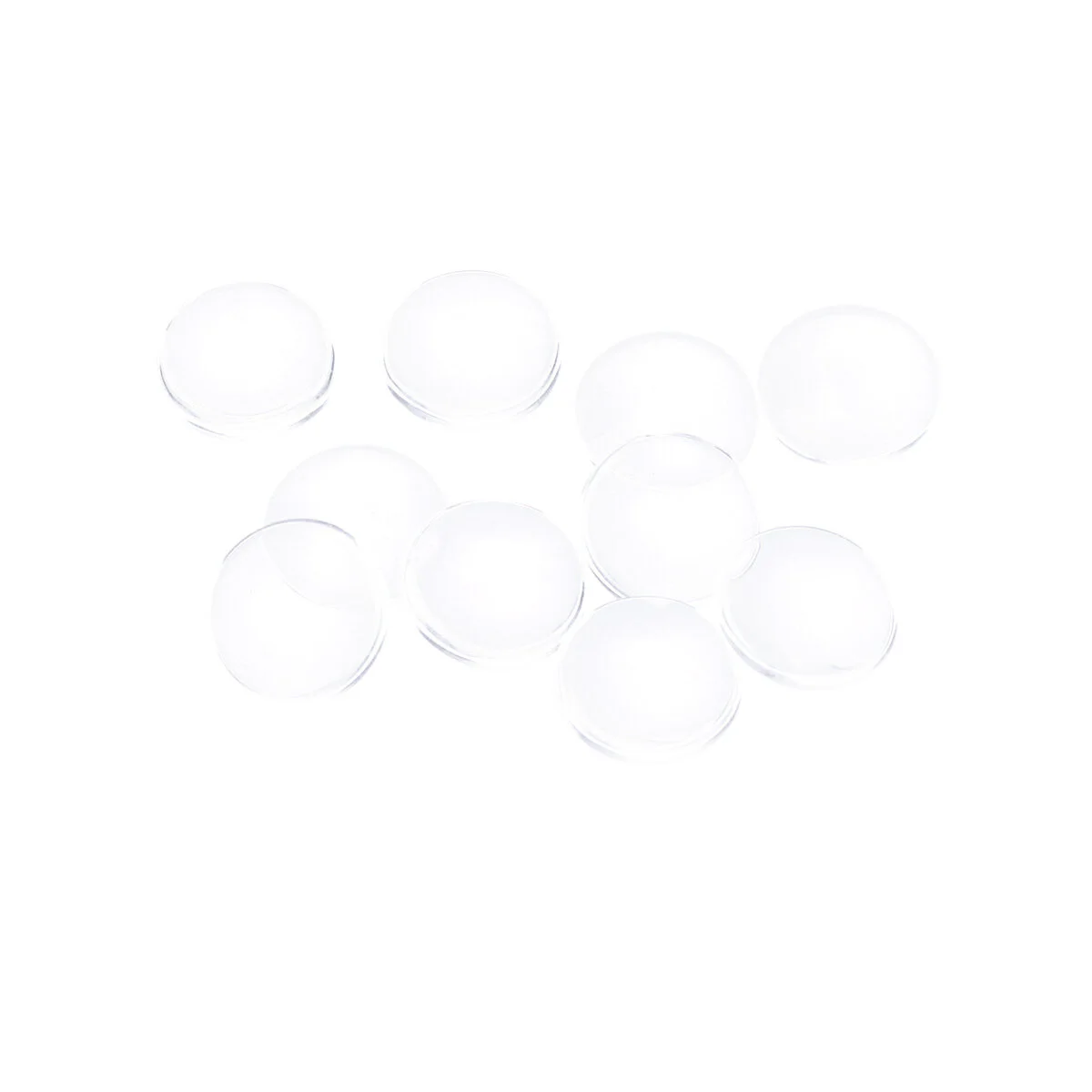 10pcs 12MM DIY Earring Accessories Earring Bezel Wooden Ear Trays Round Bases for Jewelry Making Crafts with 10pcs 12 mm Glass