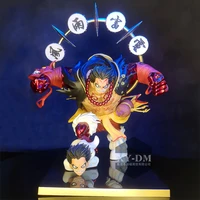 one piece anime figure gk kabuki tianshi luffy thunder attack changeable face model ornament wholesale luffy figure