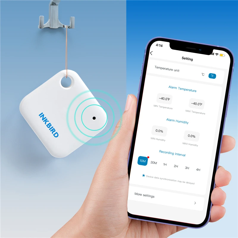 Wi-Fi Термометр-Гигрометр INKBIRD IBS-TH3 умный датчик температуры и влажности 2-в-1 с