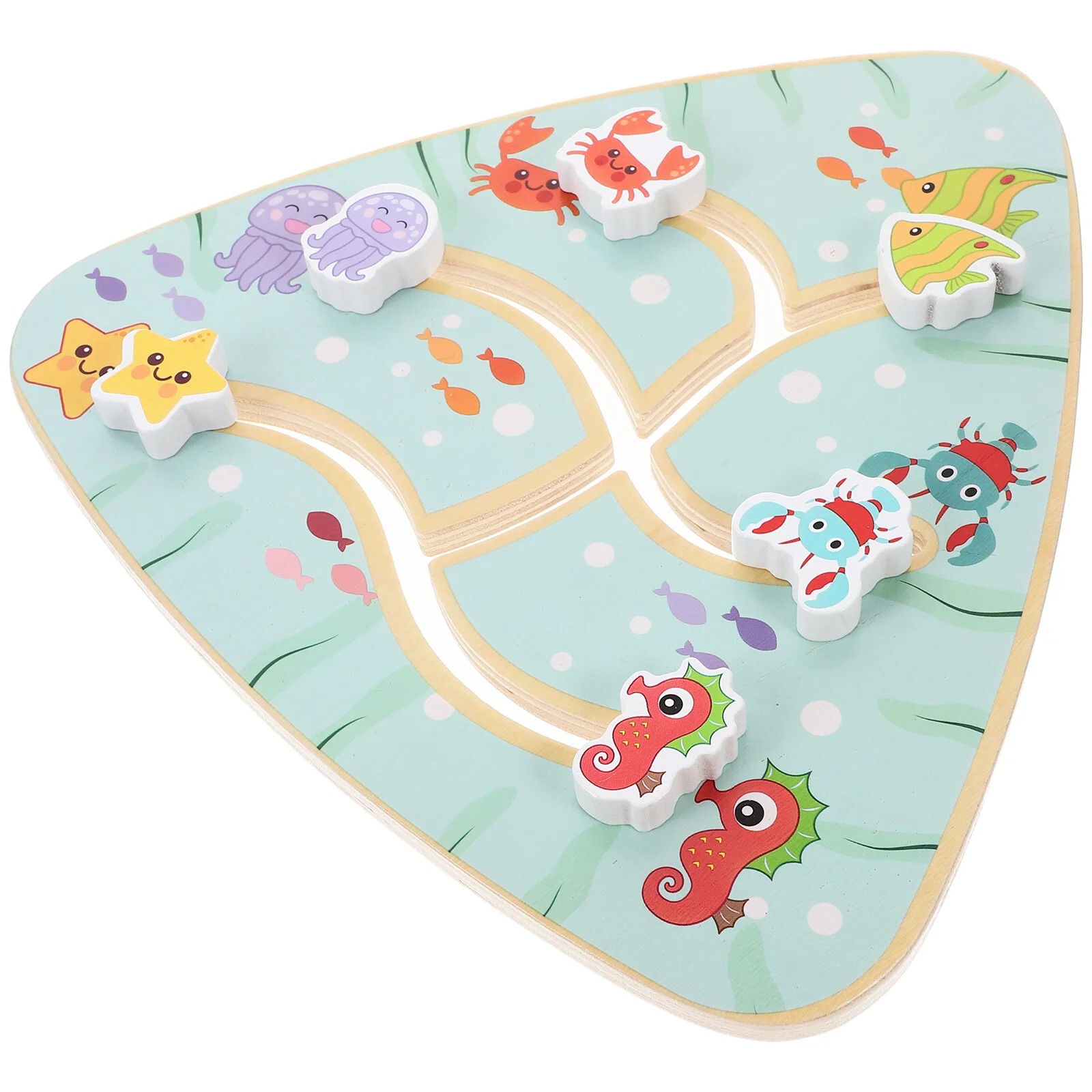 

Toy Board Movable Maze Toys Toddlers Game Plate Early Education Wooden Interactive