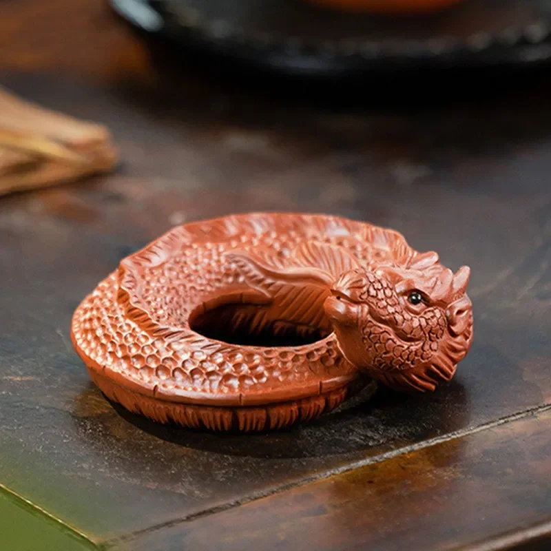 Фиолетовая глина Чайный питомец Дракон JINGDE TEA SET