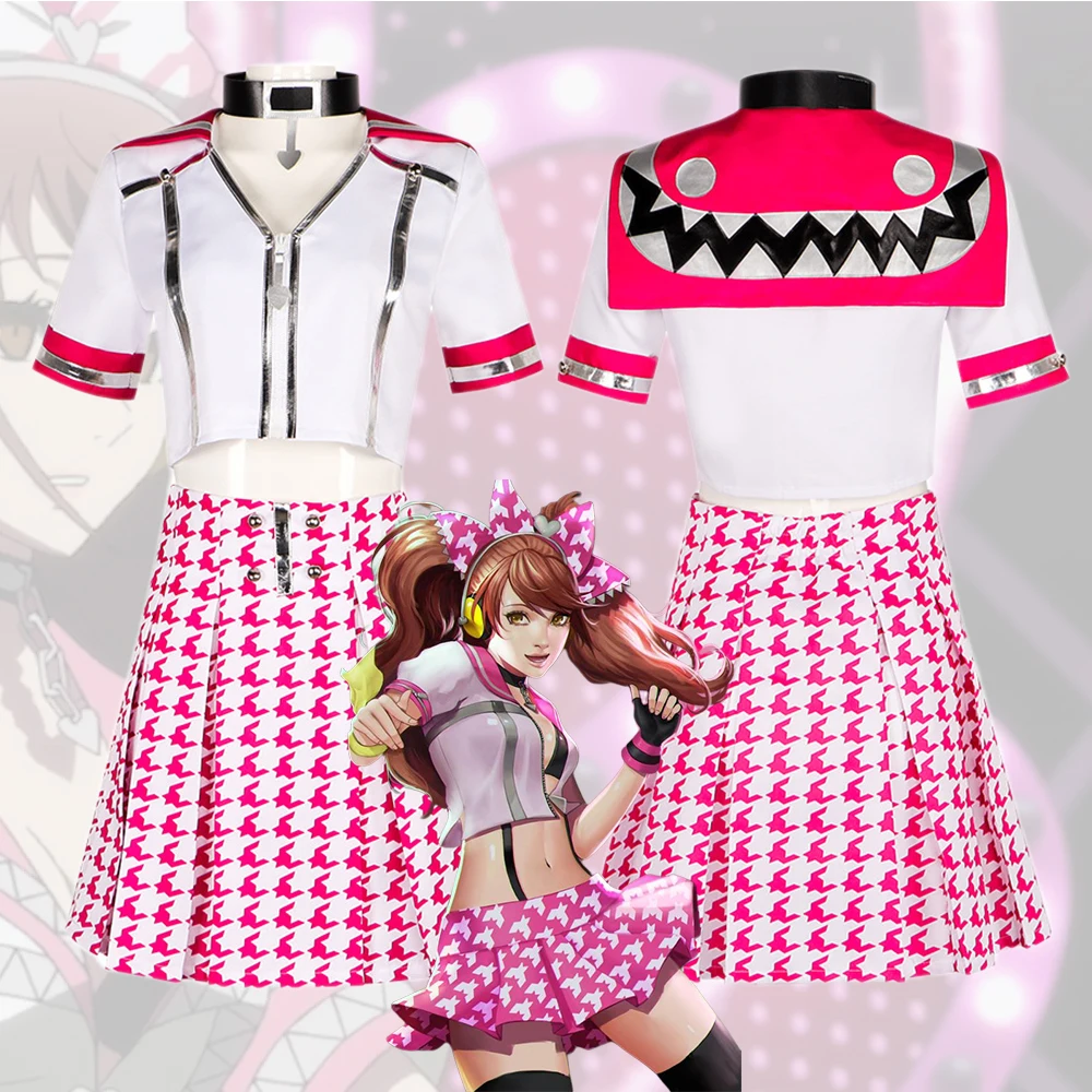 Костюм для косплея Kujikawa Rise из аниме Persona 4 униформа JK девушек взрослых и женщин