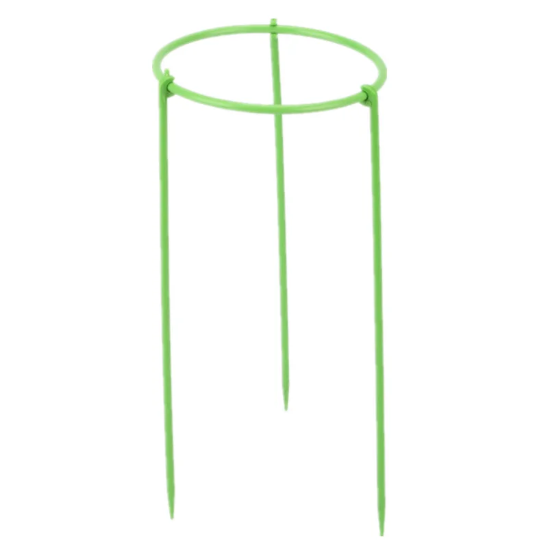 

Flower Protection Frame Support Rack Plastic Coated Iron Garden Balcony Plant Flower Trellis Green Plants Fixed Frame Racks