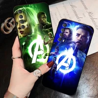 marvel the avengers phone case for huawei p smart z 2019 2020 2021 p40 p30 p20 p10 lite 5g funda coque back soft