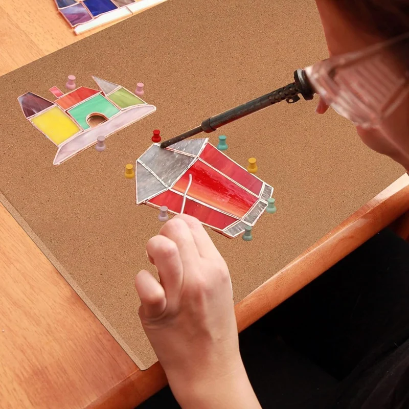 Окрашенные материалы и инструменты 12x12 дюймов термостойкая окрашенная Рабочая