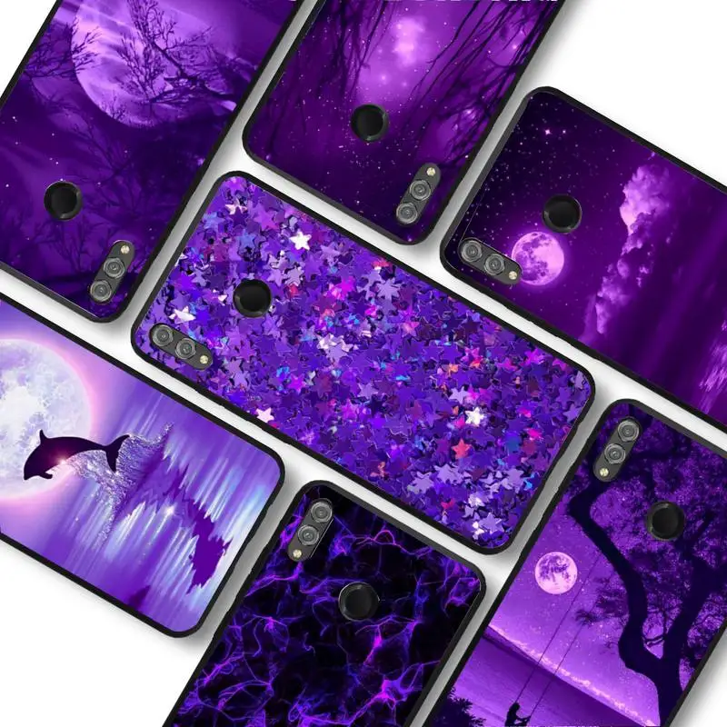 

infinity on Purple Phone Case for Huawei Honor 10 i 8X C 5A 20 9 10 30 lite pro Voew 10 20 V30