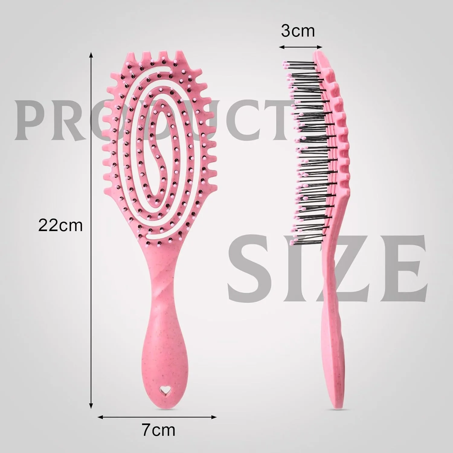 Щетка для укладки завитки щетина кабана спутанная расческа волос щетка