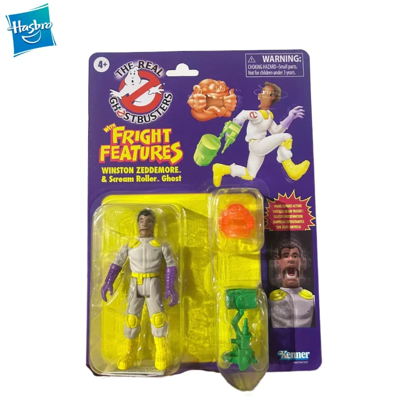 Фото Новая оригинальная фигурка Hasbro Ghostbusters WINSTON ZEDDEMORE Scream Roller Ghost, модель игрушки, подарок №1
