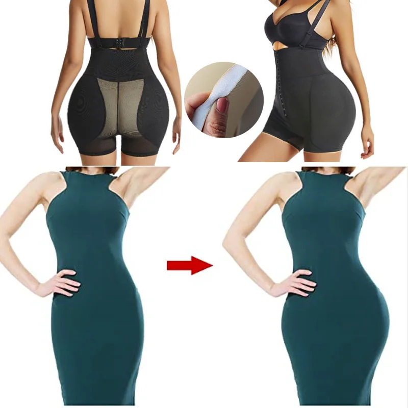 GUUDIA крючок для живота мягкая подушка усилитель бедер Fajas Colombianas корректирующее