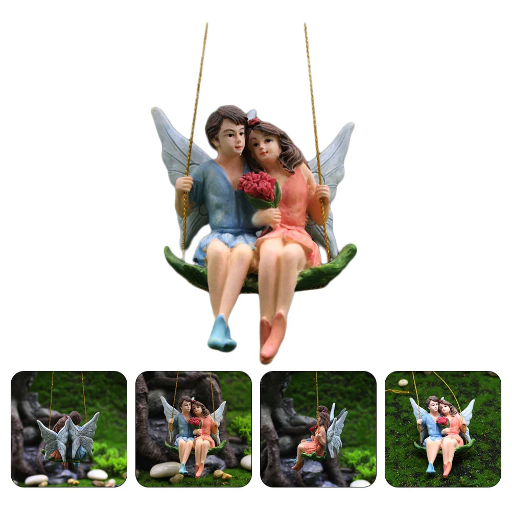 

1Pc Hanging Adornment Landscape Decor Flower Fairy Decoration Decorative Pendant for Balcony Yard Garden Home