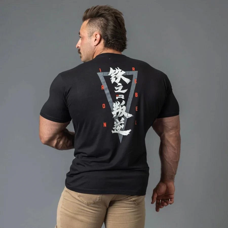 

New Muscle Men Loose Comfortable Sports T-shirt Summer Cotton Gym Fitness Bodybuilding Workout Shirts Short Sleeves Tees Top