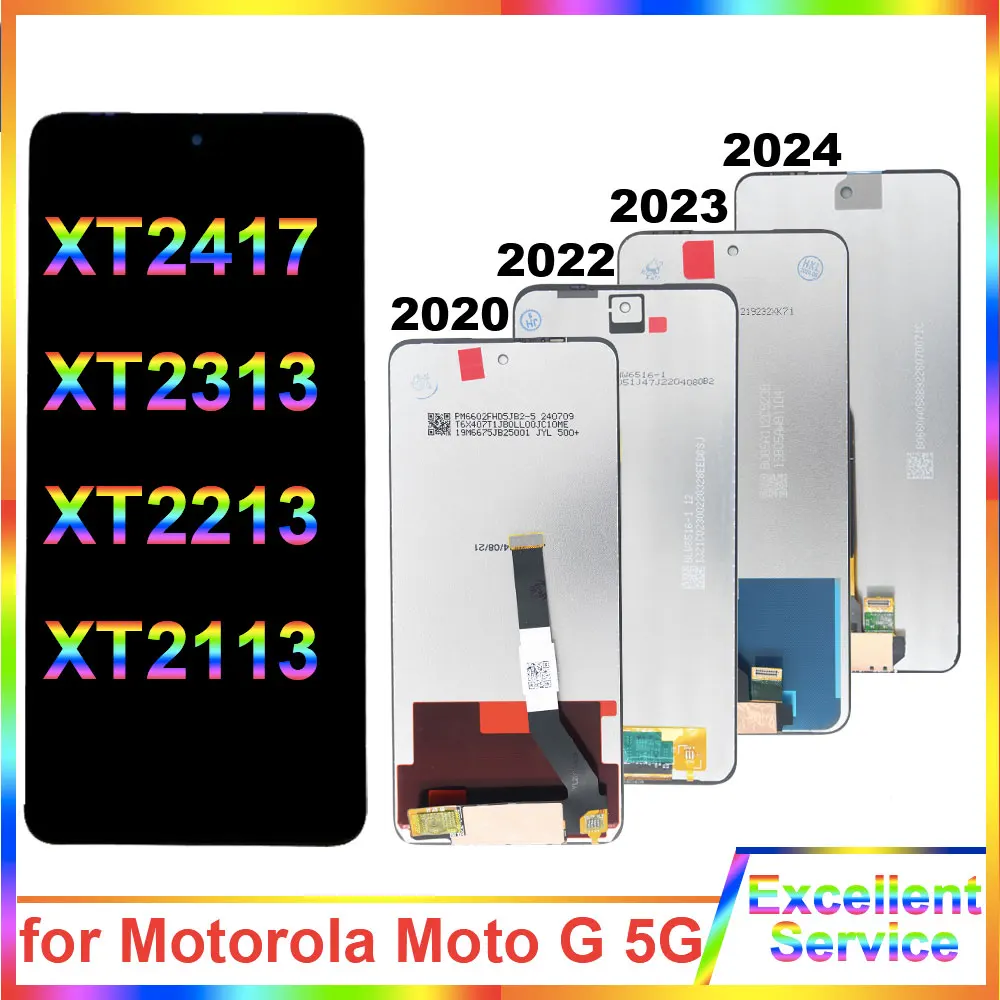 Новый ЖК-дисплей для Motorola Moto G 5G 2023 XT2313 дигитайзер сенсорного экрана запасные