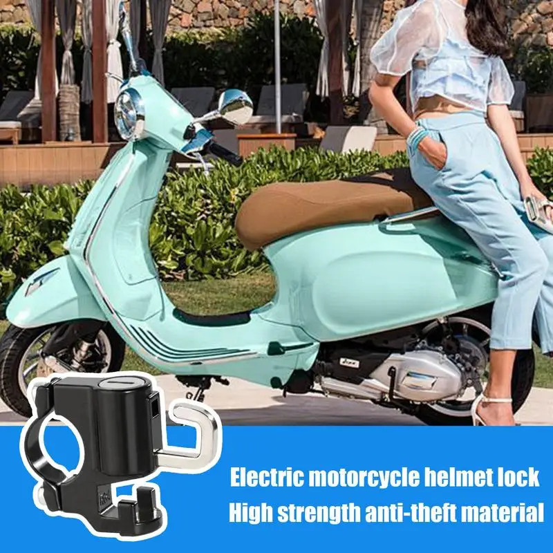 Замок для руля скутера с 2 крючками