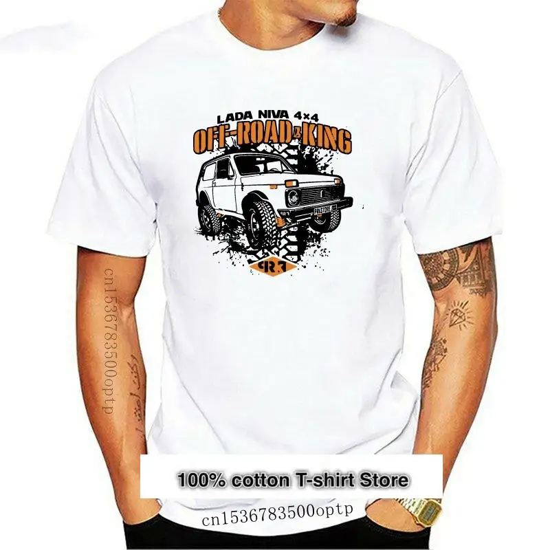 

Camiseta deportiva Lada Niva 4X4, ropa para Parte Superior Femenina, de moda, todotuo, Lada, Rey Niva, новинка 2021