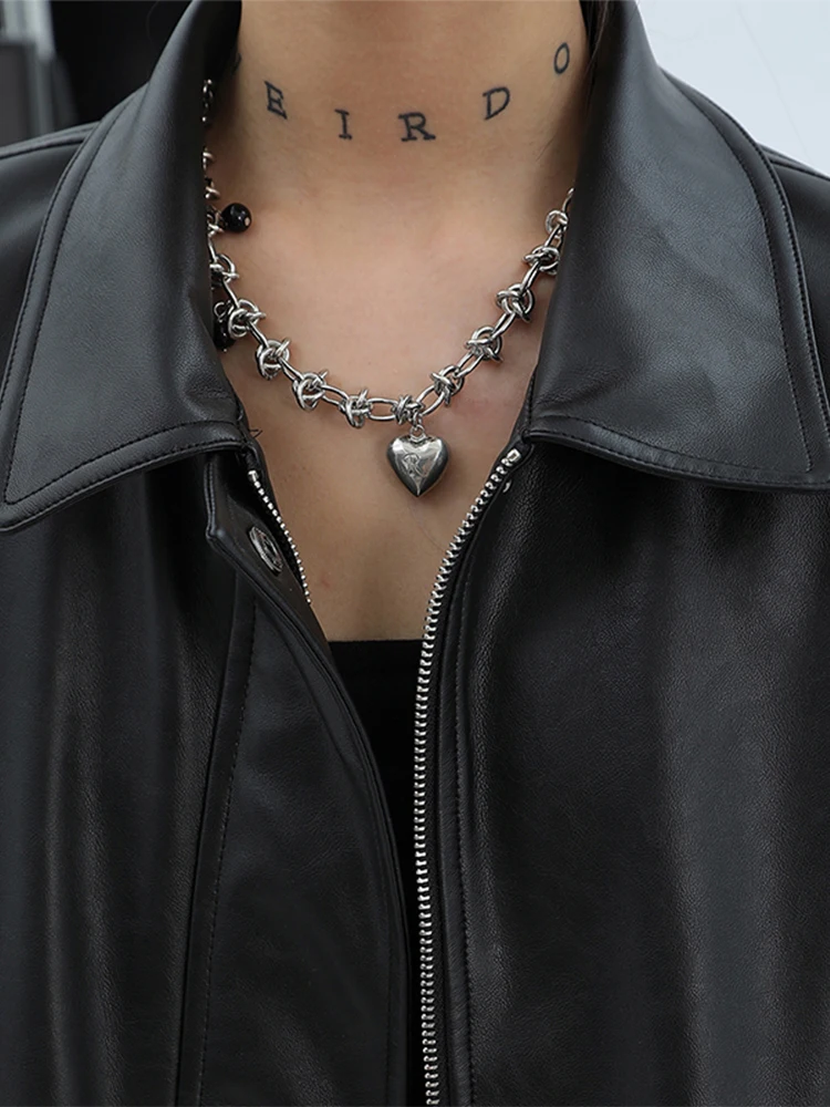 Lautaro весна осень негабаритных повседневная непромокаемая черная мягкая куртка