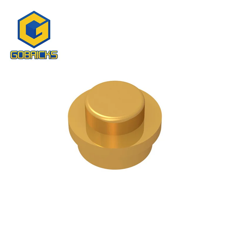 Gobrick 10 шт. MOC 4073 6141 30057 1x1 высокотехнологичные строительные блоки, детали «сделай сам», Обучающие Подарочные игрушки для детей, подарки