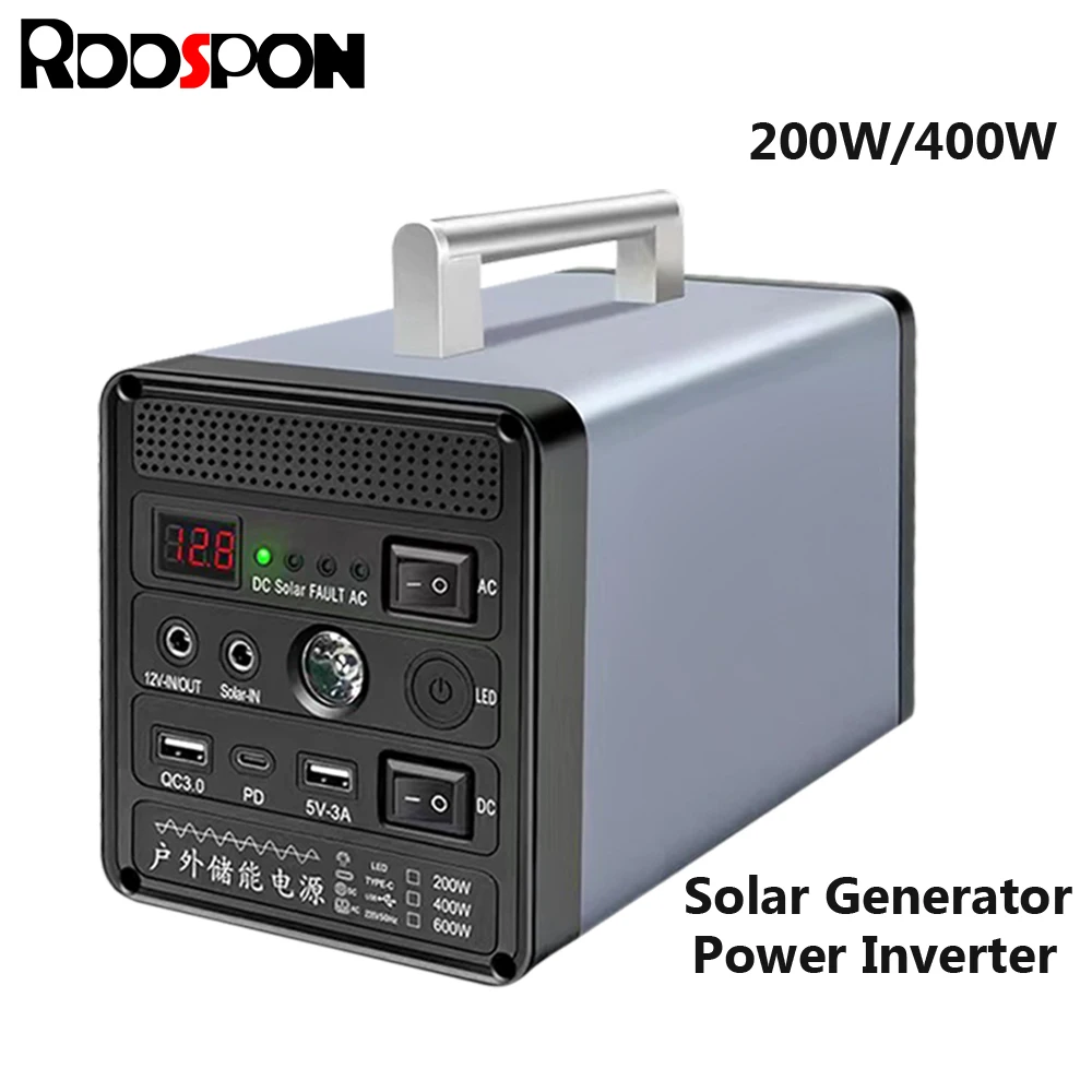 Portable Power Station 220v Power Inverter 200w / 400w 48000