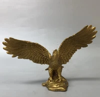 brass male eagle wings small statue office desktop decorations crafts statue