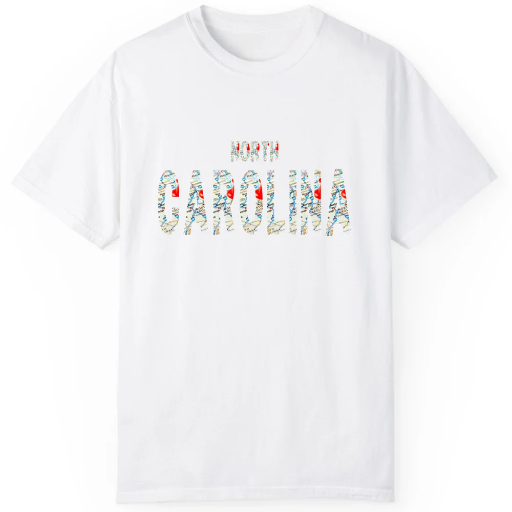 Лучший подарок футболка унисекс дневная фотография забавная карта Северная