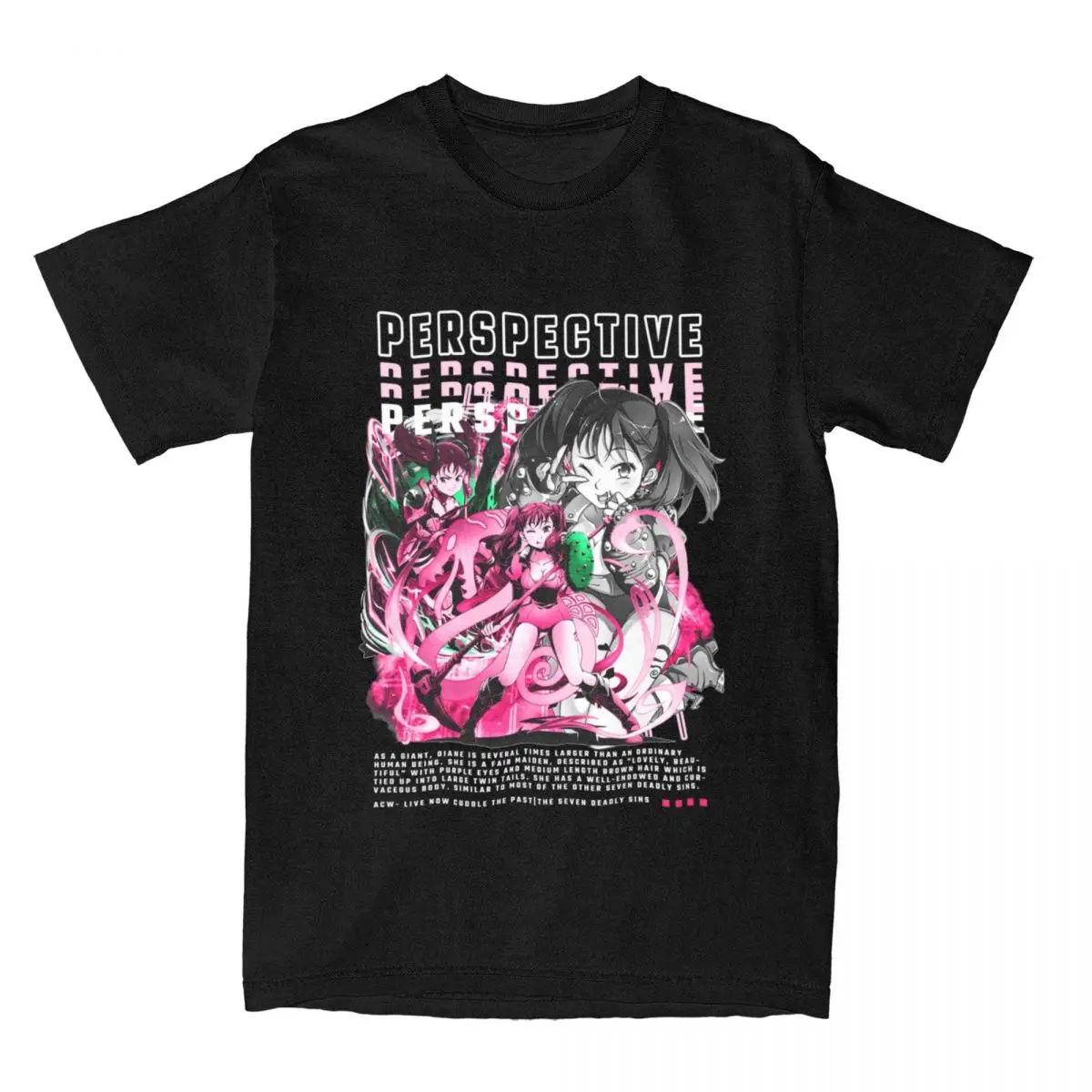 

Men Women T Shirt Seven Deadly Sins Diane Envy Sin Cotton O-Neck Short Sleeve Nanatsu no Taizai T Shirt Large Size T Shirt